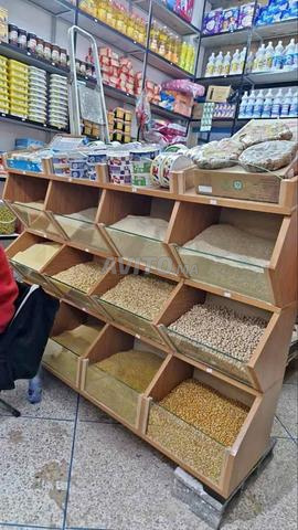 🌾 Présentoirs de Vrac en Bois pour Épicerie - 2