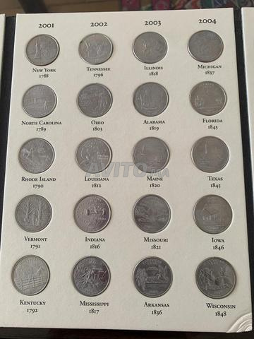 Album de pièces de 25 cents américaines - 50 États complets 1999-2008 - 2