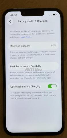 iPhone 13 Pro . batterie 80 - 2