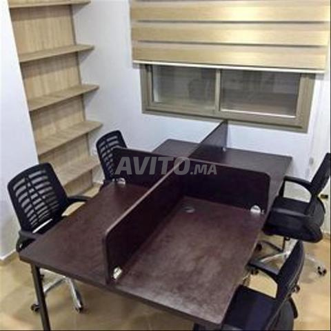 Bureau Marguerite Collaboratif/chaise/vestiaire - 2