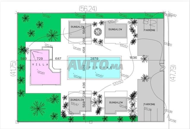 Terrain à vendre 2518 M2 à Issen Deouar elfaida