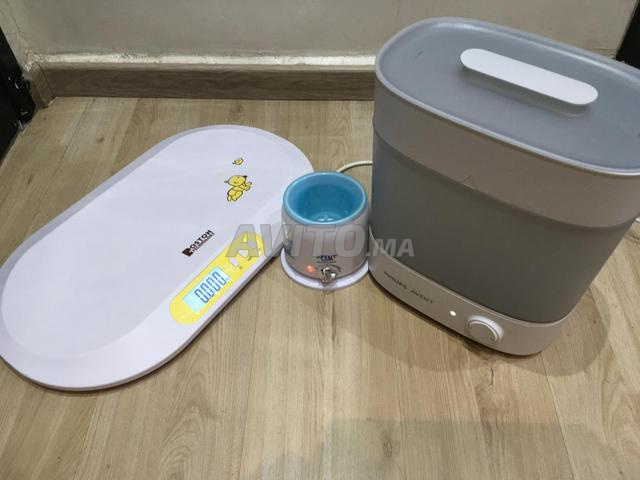 مدفأة رضّاعات، ميزان أطفال، ومعقم Avent - 2