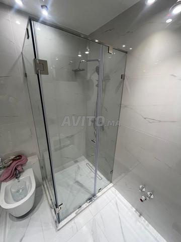 Cabine de Douche en Verre Trempé 10mm Sur Mesure