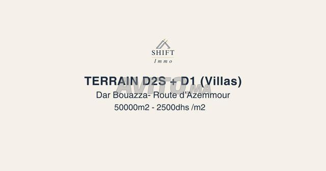 Terrain d2s et d1 (villas) route d'Azemmour Darb