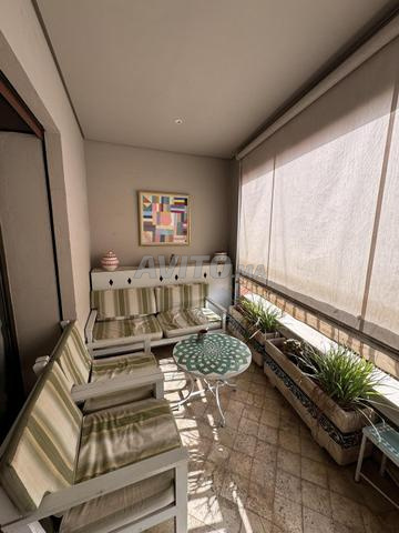 Appartement spacieux à vendre meublé à gueliz