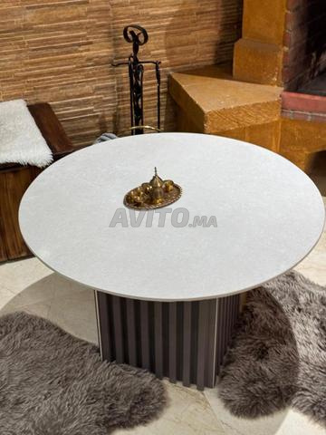 Table basse ronde