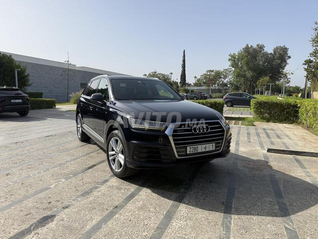 Audi Q7 Sline bleue
