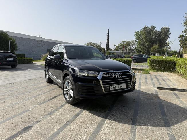 Audi Q7 Sline bleue