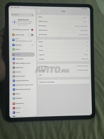 آيباد برو M5 13 بوصة 512 جيجابايت واي فاي