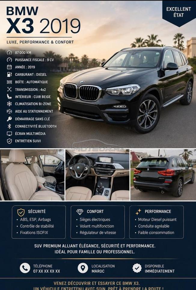 voiture BMW  X3 à vendre / Car BMW X3for sale 