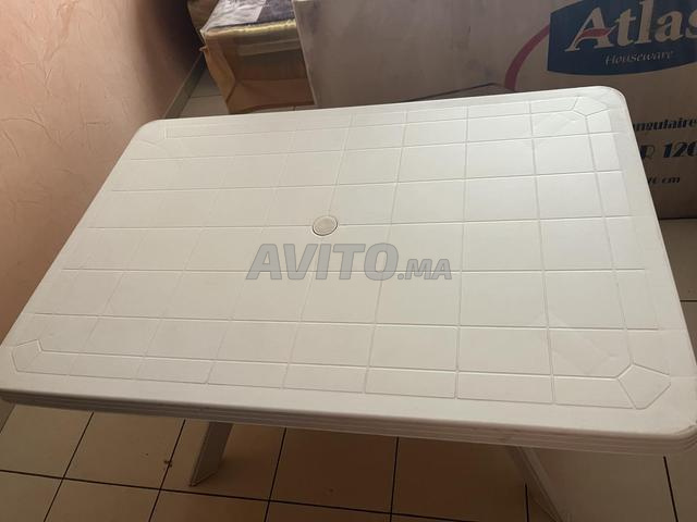 Table en plastique
