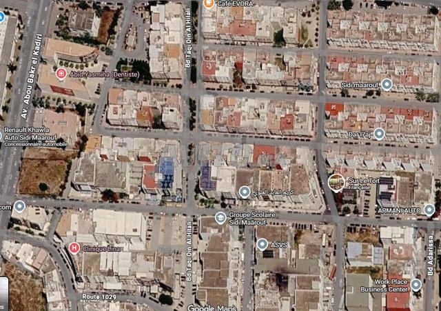 Terrain 570m² au centre de Sidi Maarouf Casa