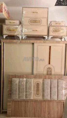 Pack chambre à coucher complète MDF - 2