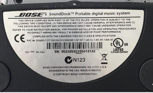 Enceinte Bose SoundDock - 2