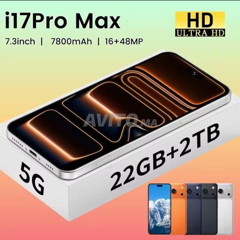 Copie haute iphone 17 pro max bleu - 2