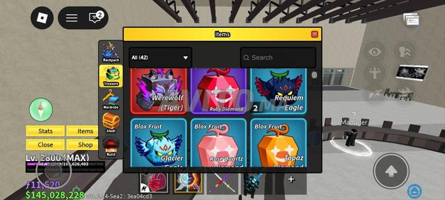 Compte Roblox Blox Fruit à vendre, tout inclus, prix cash