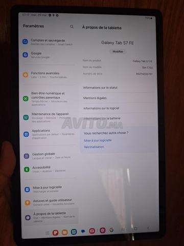 Tablette Samsung Tab S7 FE 64/4 - 2