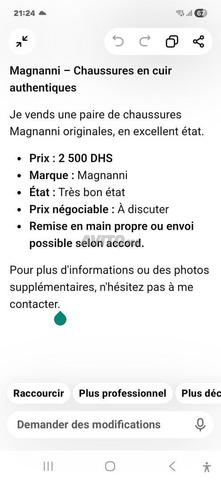 Vente d'une paire de chaussures - 2