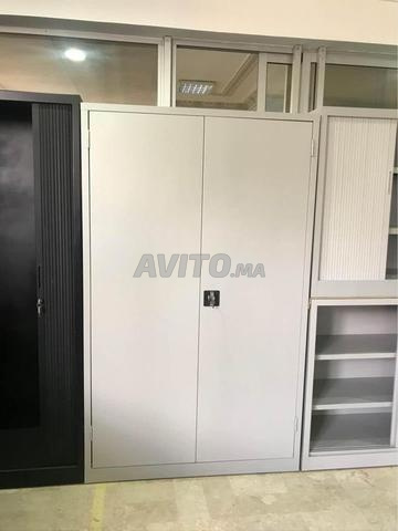 خزانة معدنية\ armoire porte battante \rideau - 2