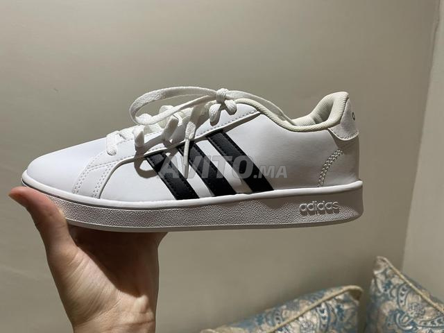 حذاء Adidas Grand Court K أصلي جديد - 2