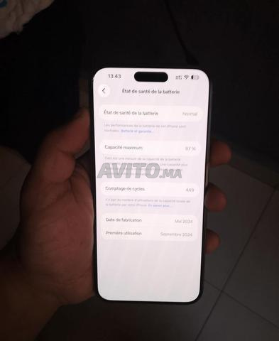 iPhone 15 Pro Max Officiel jamais 256 Go - 2