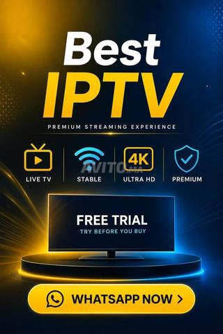 Meilleur IPTV 2026 4K | Essai IPTV Gratuit – WhatsApp Maintenant