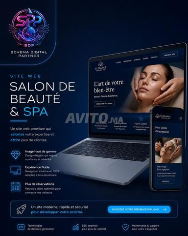 Création site web pro salon de beauté spa