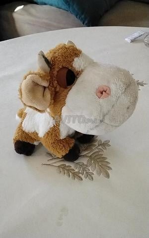 Peluche en forme de vache rousse 🐮🎀 - 2
