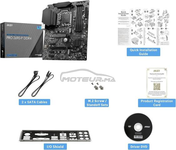 Carte Mère MSI PRO Z690 P DDR4 - 2