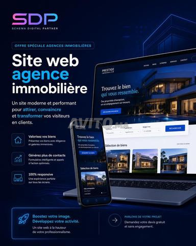 Offre création site moderne pour agence immobilière
