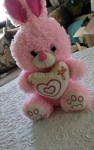 Nounours rose lapin - 2