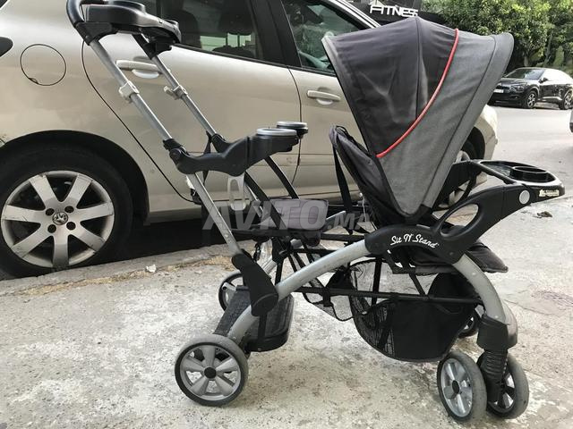 Poussette double pour 2 enfants d'Italie - 2