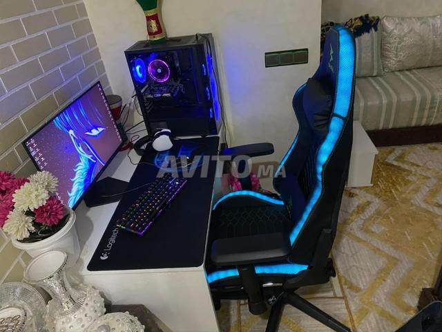 Chaise bureau gaming RGB bajeal - 2