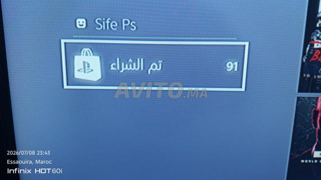 بلايستيشن 4 سليم 500 جيجا مع 91 لعبة - 2