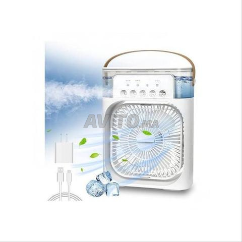 مروحة، مبرد هواء، مصباح LED ليلي - 2