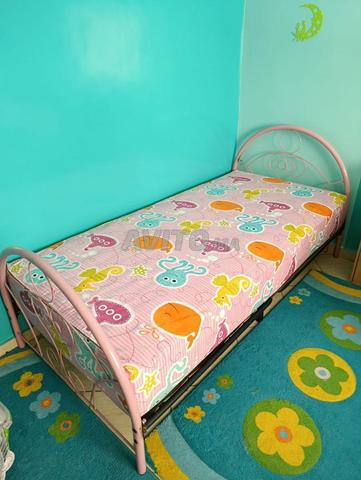Lit complet avec matelas et housse - 2