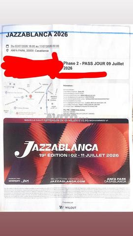 Pass day pour Jazzablanca le 09/07