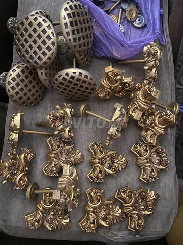 Crochets / Embrasses Rideaux Marocains Dorés - 2