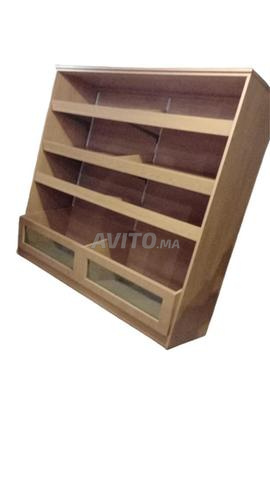 رفوف خشبية للمتاجر والسوبر ماركت - 2