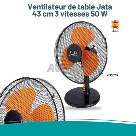 Ventilateur de table Jata 43 cm 3 vitesses 50 W