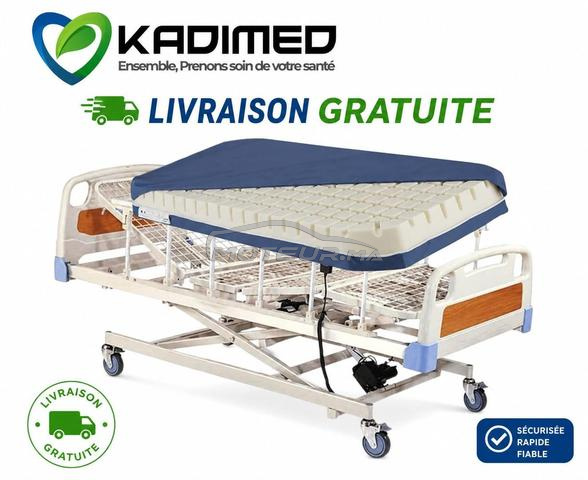Lit électrique et matelas gaufré