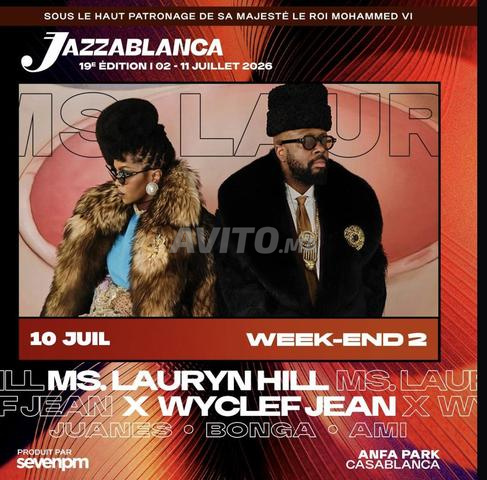 Billet Jazzablanca Lauryn Hill 10 juillet