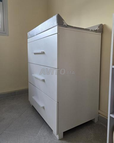 Commode à 3 tiroirs avec table à langer - 2