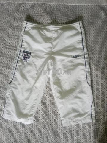 Short de sport Angleterre (England) blanc