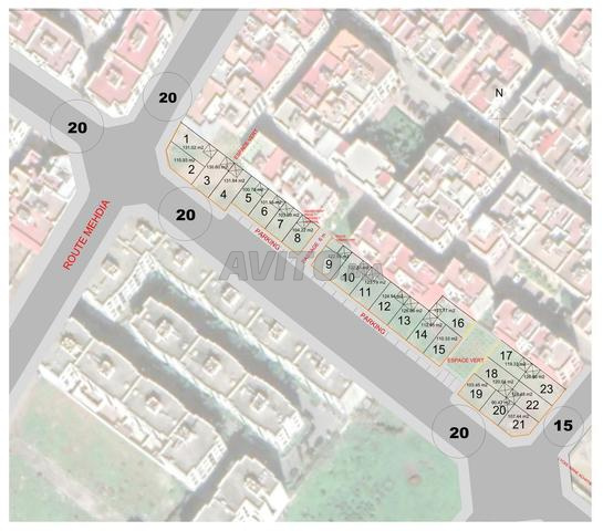 À vendre, lot de terrain R2 à Salé Hay Chemaou - 2