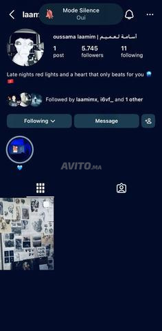 Instagram 5.7k followers