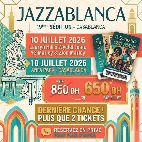 ticket jazzablanca bon prix