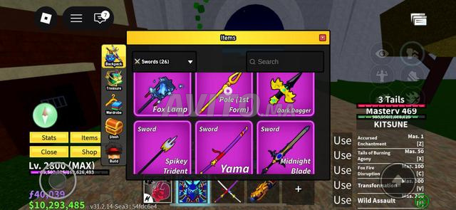 Compte Blox Fruit 9ra - 2