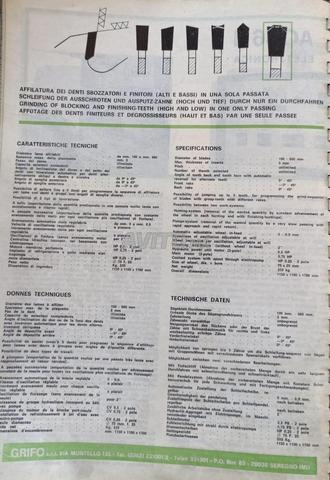 Affûteur de lames circulaires jusqu'à 700 mm max. - 2