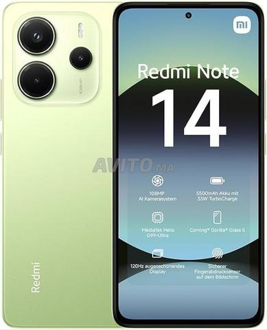 Redmi note 14 256 go - 2